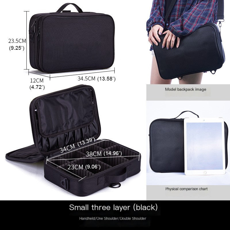 DeLuxe Professional Makeup Case - LARUNVIK