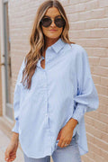 Fernanda Lantern Sleeve Shirt - LARUNVIK