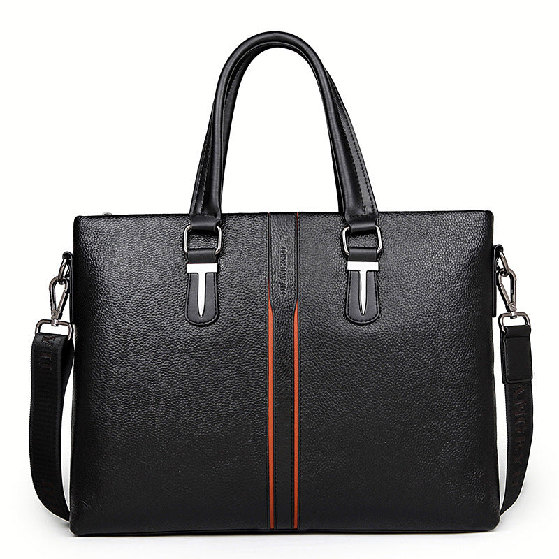 Leather Tote and Crossbody Bag - LARUNVIK
