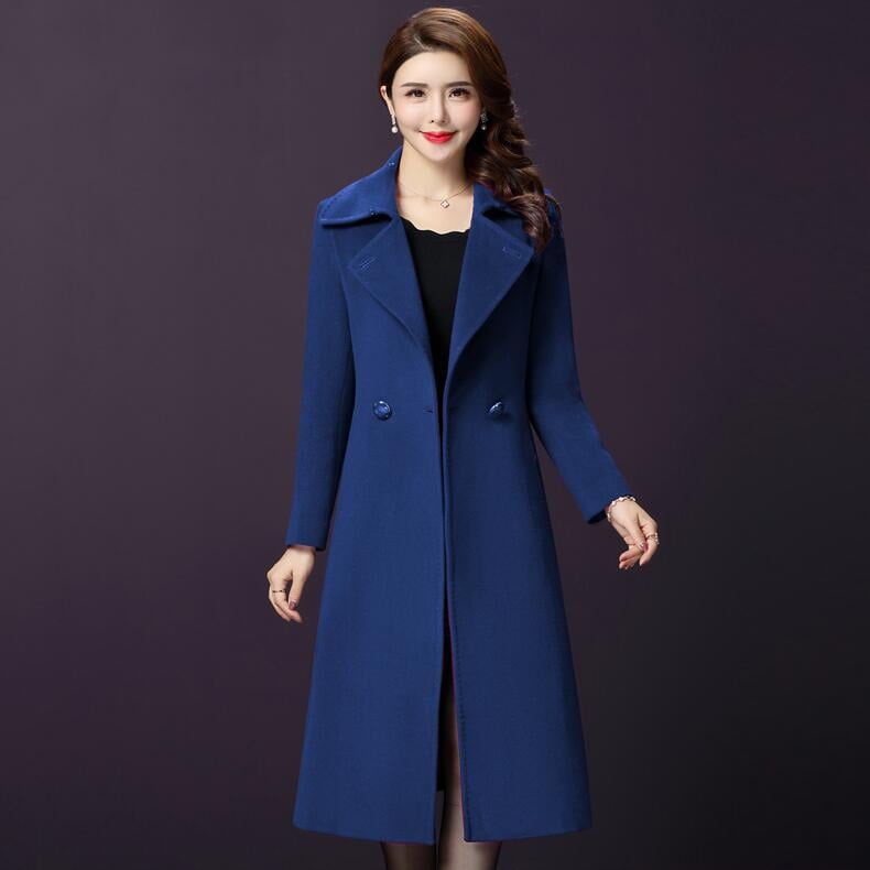 Chic Mom's Winter Woolen Coat - LARUNVIK