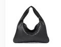 STEPHIECATHY Women's Woven Leather Hobo Handbag (One Item) - LARUNVIK