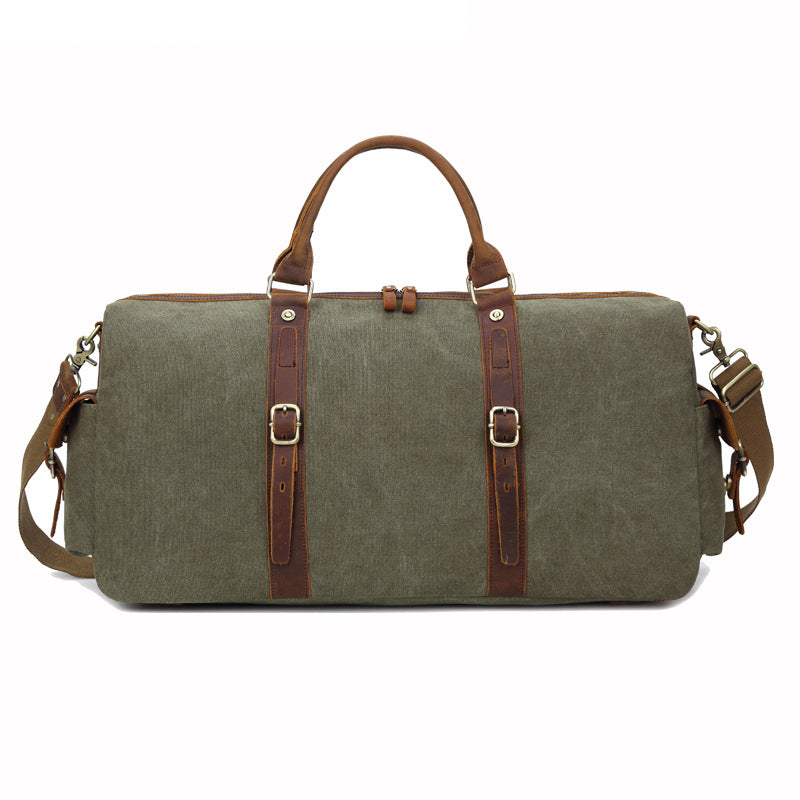 Vintage Leather Travel Bag for Men - Large Capacity - LARUNVIK
