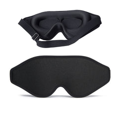 Masque de sommeil 3D en mousse à mémoire de forme naturelle pour plus de confort