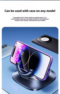 Support de téléphone magnétique réglable pour voiture