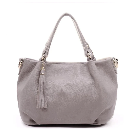 Texas Leather Handbag - Stylish Women's Bucket Bag (One) - LARUNVIK