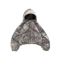 Sweat à capuche rétro camouflage urbain