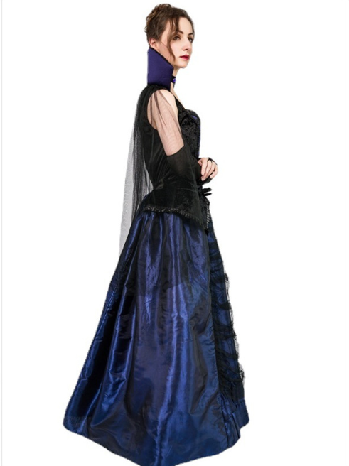 Chic Vampire Queen Halloween Costume - LARUNVIK