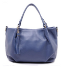 Texas Leather Handbag - Stylish Women's Bucket Bag (One) - LARUNVIK