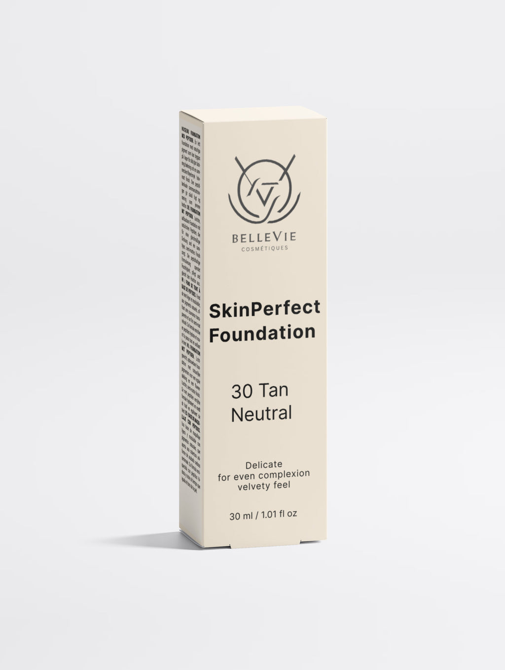 Peptide Skin-Perfecting Foundation - 30 Tan Neutral | Tan Skin, Balanced Coverage - LARUNVIK