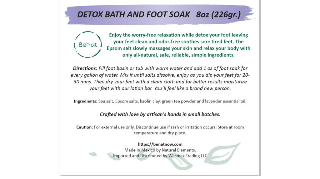 Bath and Foot Soak - LARUNVIK
