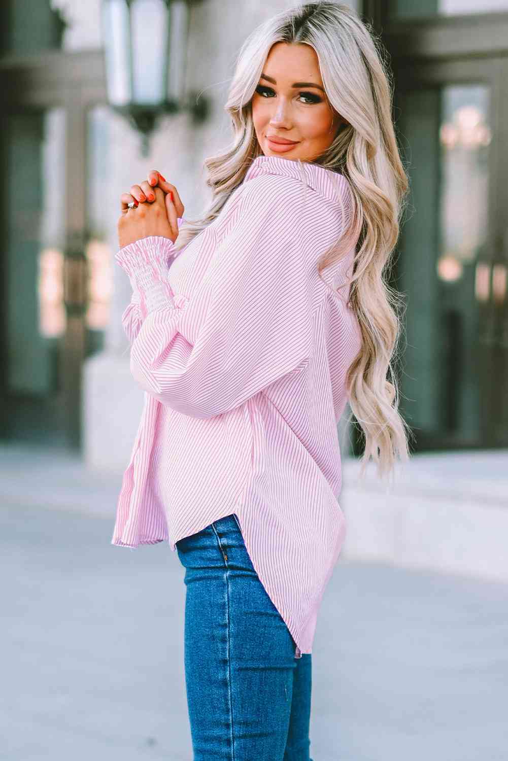 Fernanda Lantern Sleeve Shirt - LARUNVIK