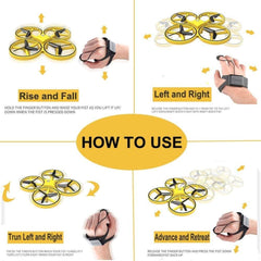 Télédétection par montre intelligente pour drones