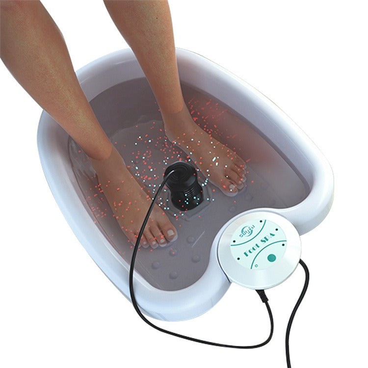 Mini masseur de pieds Bain de pieds ionique portable