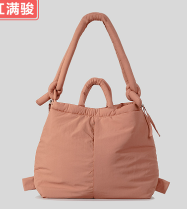 Unique Puffer Handbag and Drawstring Backpack (One Piece) - LARUNVIK