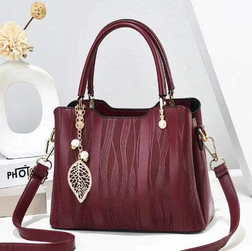 Leather Moon Bag - 2024 Stylish Simple Shoulder Bag (One Piece) - LARUNVIK