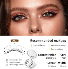 Ensemble de faux cils magnétiques
