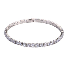 Parure de bracelets de tennis Hip Hop 4.0 Micro Zircon
