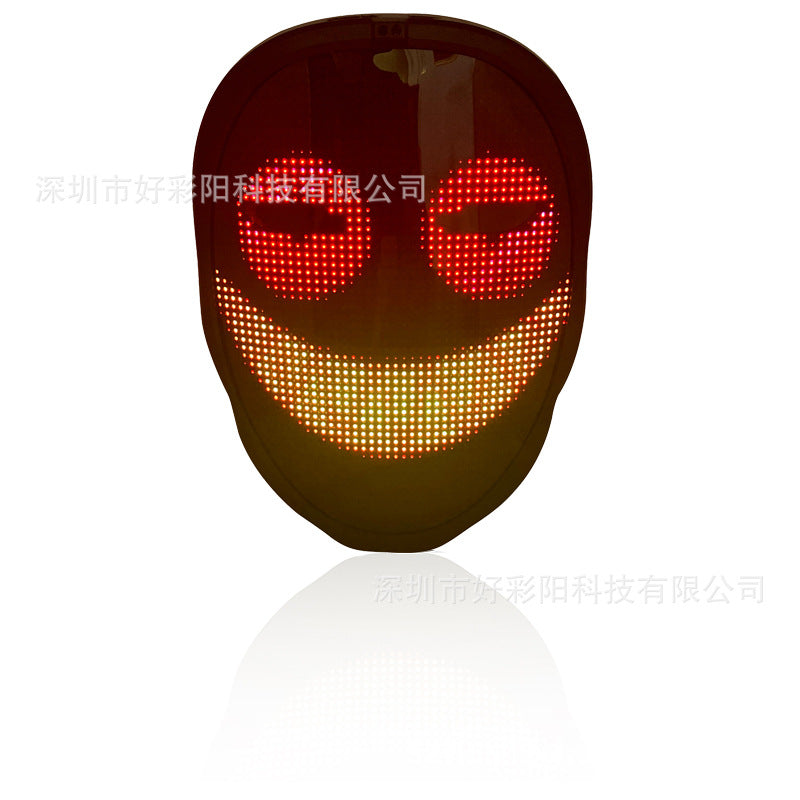 LED Colorful APP Face Changing Mask for Halloween - LARUNVIK