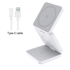 Chargeur magnétique sans fil trois-en-un