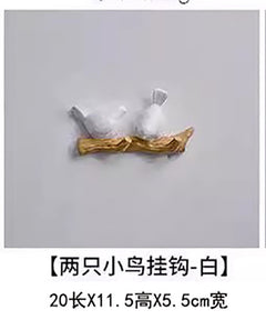 Nordic Style Bird Wall Hook for Clothing and Accessories
