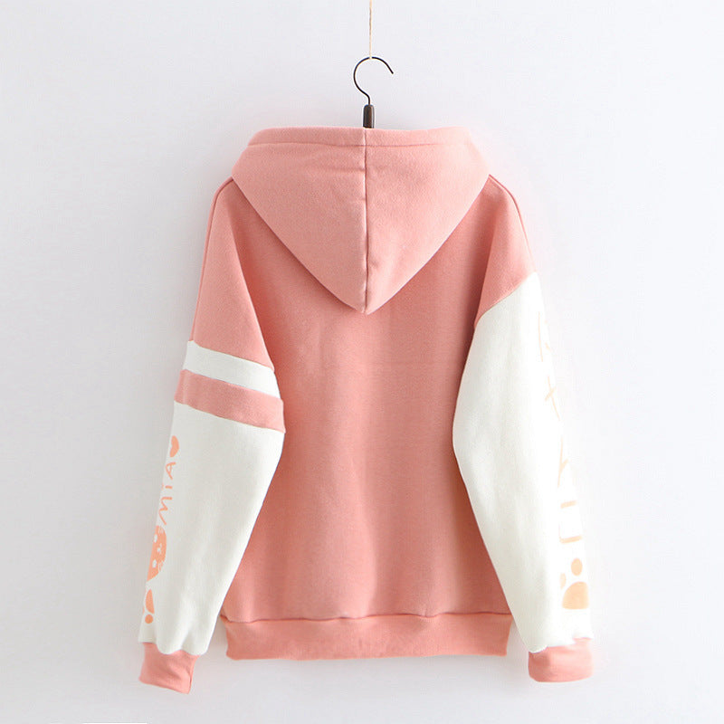 Chic Kawaii Cat Sweater in Pink - LARUNVIK