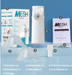 Nébuliseur portable Inhalateur d'asthme portatif