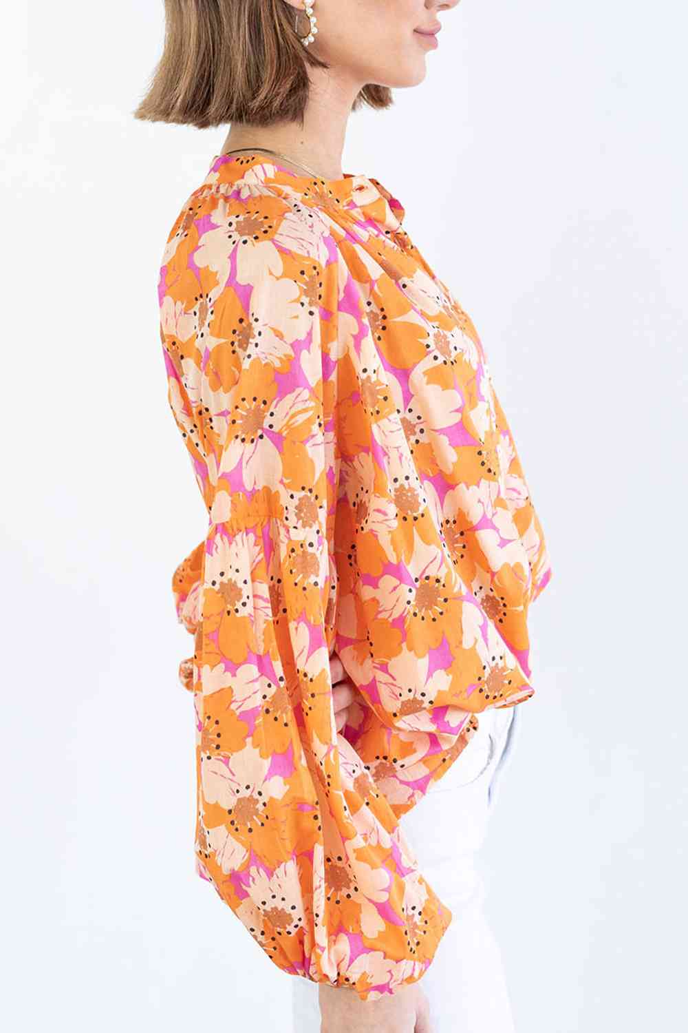 Ashley Balloon Sleeve Top - LARUNVIK