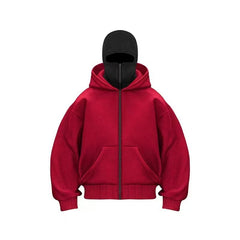 Blouson de baseball zippé à capuche pour homme