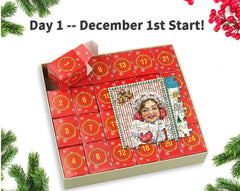 Joyeux puzzle de calendrier de l'Avent en Jigsaw