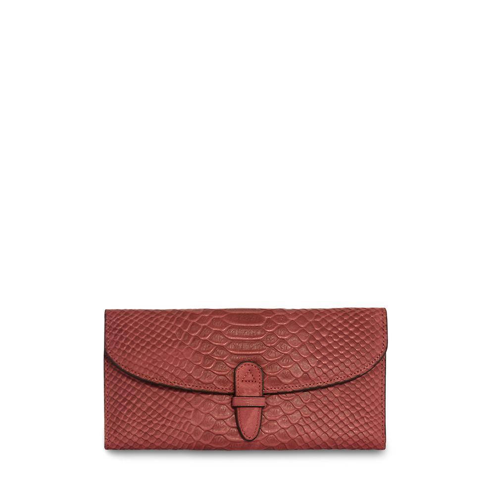 Wealthy Leather Wallet -Red - LARUNVIK