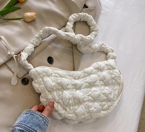 Indy Convertible Quilted Puffer Crossbody Bag (One) - LARUNVIK
