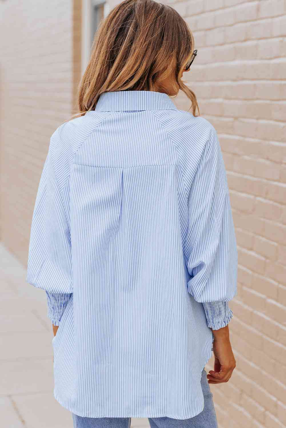 Fernanda Lantern Sleeve Shirt - LARUNVIK