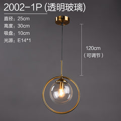 Nordic Modern Minimalist Glass Pendant Light