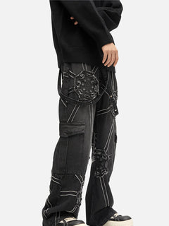 Pantalon en jean Spider