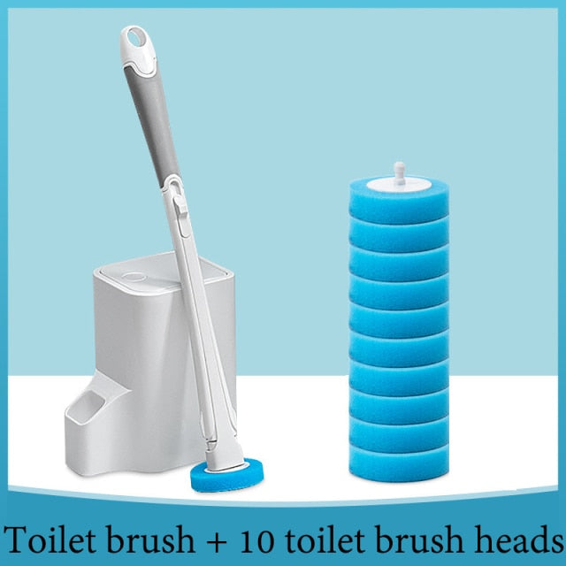 Brosse jetable pour toilettes