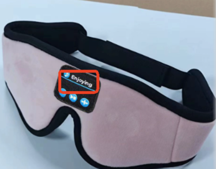 Masque de sommeil 3D Bluetooth 5.0 Stéréo Musique illimitée