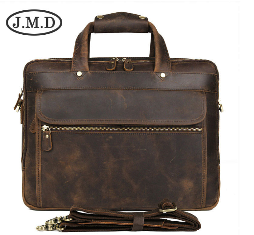Genuine Leather Executive Briefcase 15.6" (One Piece) - LARUNVIK