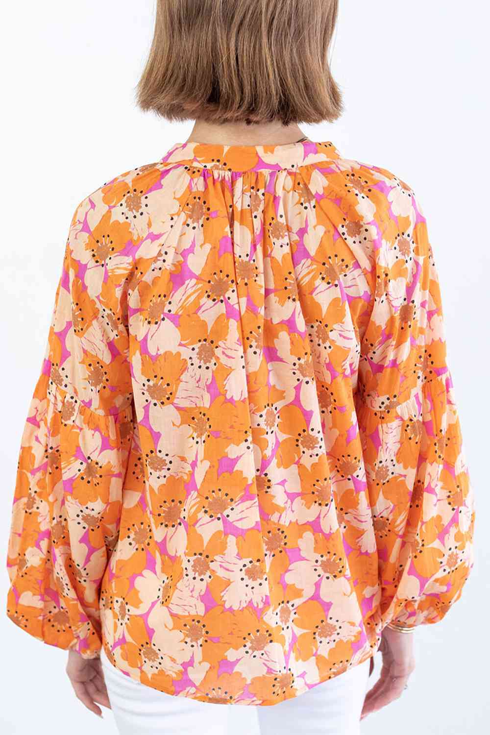 Ashley Balloon Sleeve Top - LARUNVIK