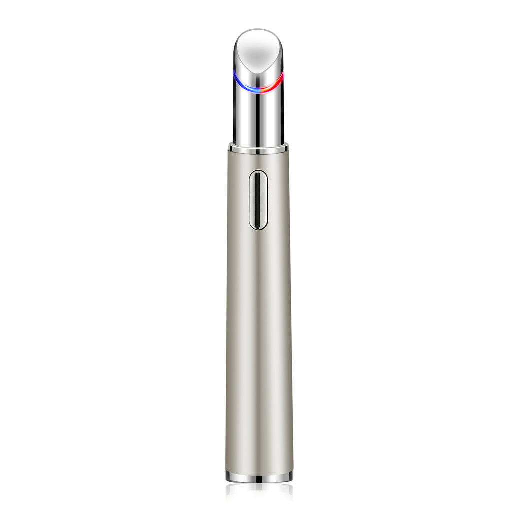 Electric Eye Massager with Cream Infusion, Lifting Firming, Fine Line Reduction, Ion Light Therapy, Beauty Eye Pen - LARUNVIK