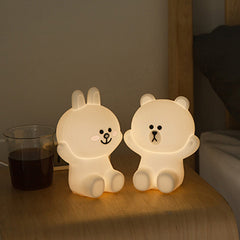 Brown Bear Bedroom Cute LED Night Light for Home