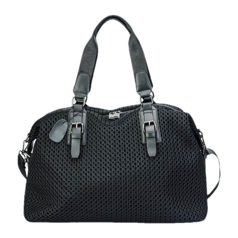 Ladies Fashion Casual Mesh Shoulder Crossbody Travel Bag - LARUNVIK