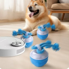 Jouet Interactif pour Animaux de Compagnie Balle Roulante Rechargeable USB