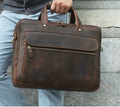 Genuine Leather Executive Briefcase 15.6" (One Piece) - LARUNVIK