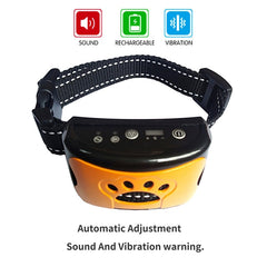 Collier de dressage anti-aboiement ultrasonique pour chien