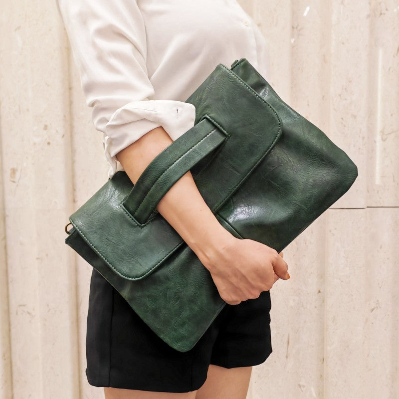 PU Leather Crossbody Clutch Bag for Women - LARUNVIK
