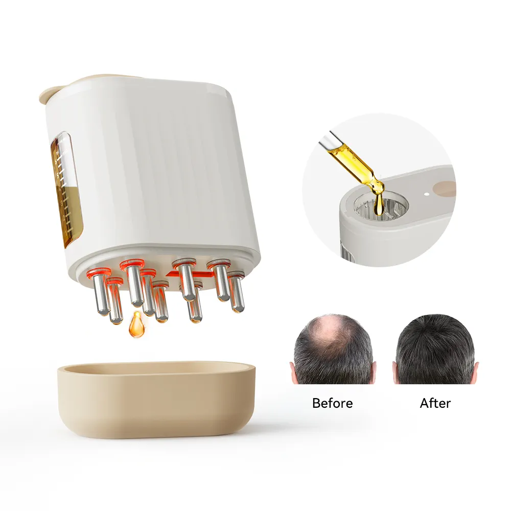 Electric Oil Applicator and Vibration Scalp Massager 2 in 1. - LARUNVIK