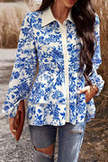 Lagoon Peplum Shirt - LARUNVIK