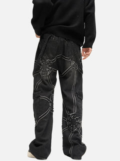 Pantalon en jean Spider