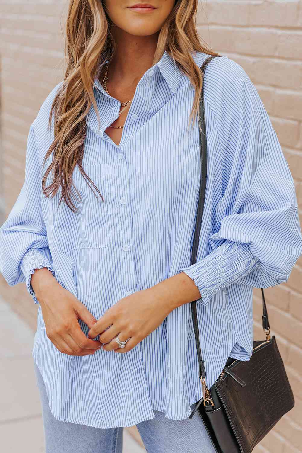 Fernanda Lantern Sleeve Shirt - LARUNVIK