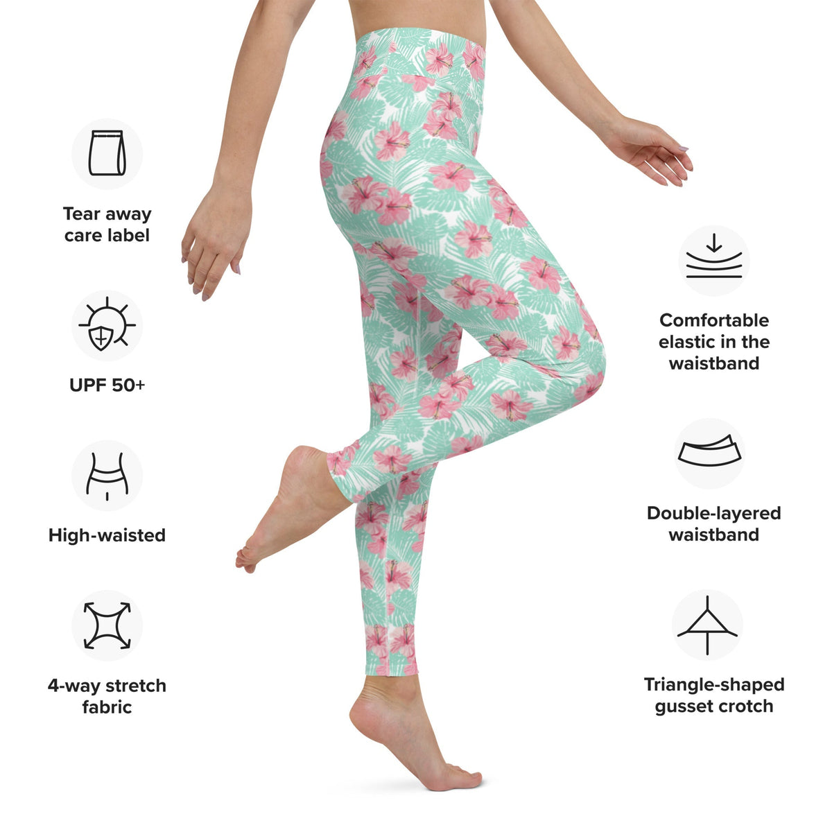 Island Bliss Women's Yoga Leggings - LARUNVIK